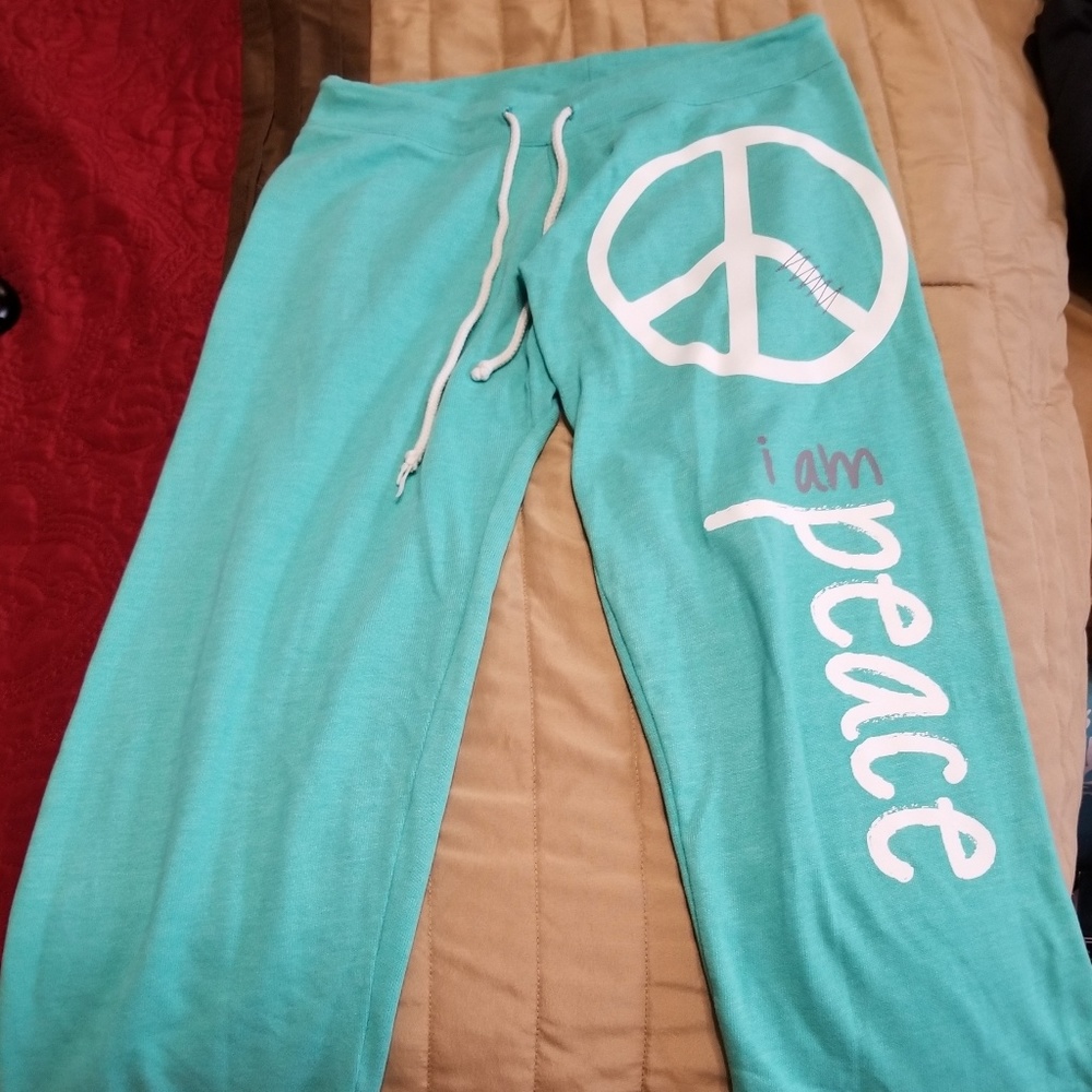 Peace love world sweatpants